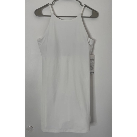 Lululemon Align High Neck Dress Size 10 Built In Shorts/Bra WhiteNWT Lululemon Align High Neck Dress Size 10 Built In Shorts/Bra WhiteNWT